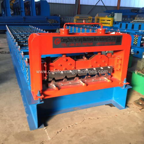 Color steel roof sheet panel profile machine